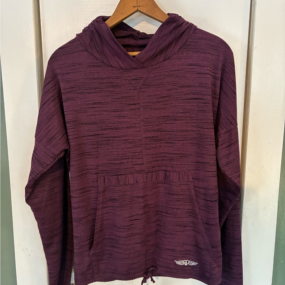 Purple Hooded Sweatshirt